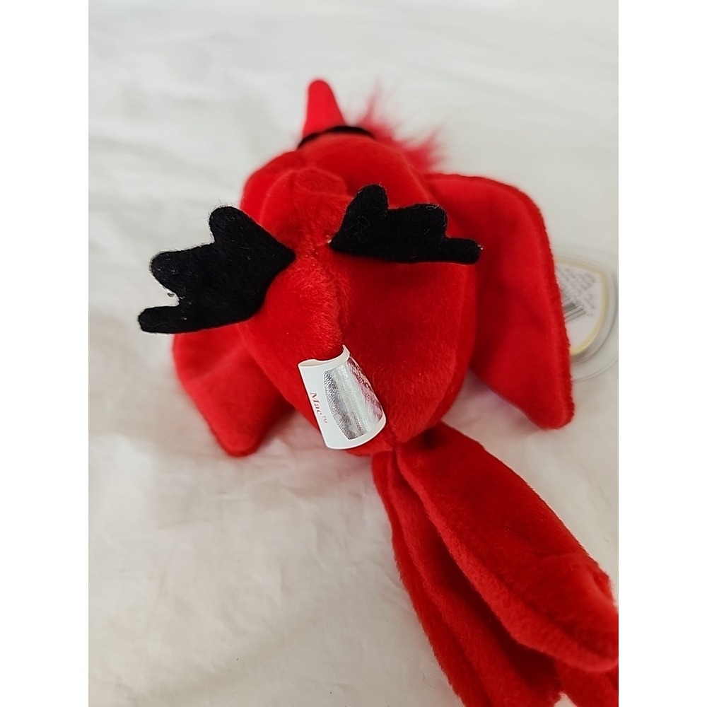 Vintage Baby Mac the Cardinal Bird 1998 Ty Beanie Original Tag Bird Lover Rare - Picture 5 of 5